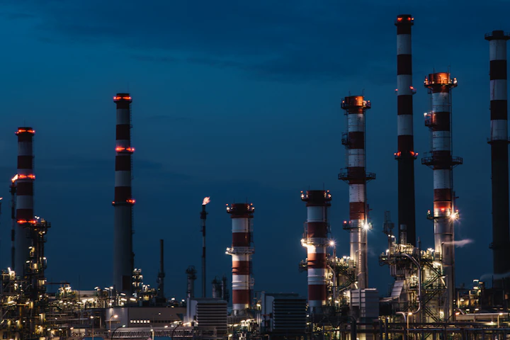Industrial power plant and processing equipment